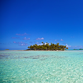 Islet of Rangiroa - French Polynesia - The islands of Tahiti
