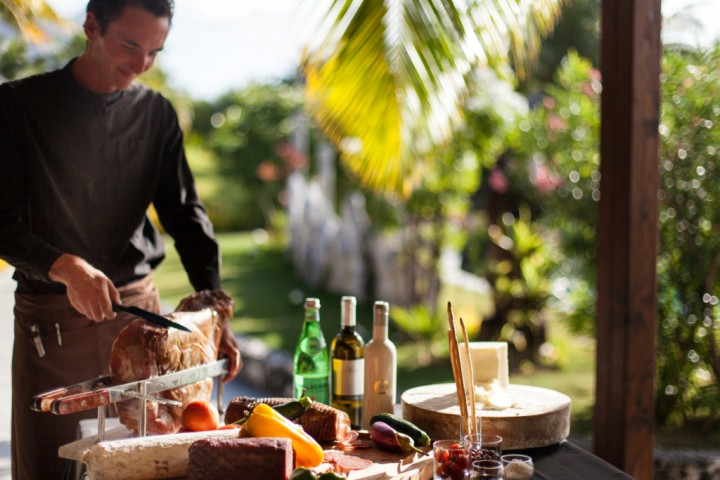Lunch at the St Regis Bora Bora