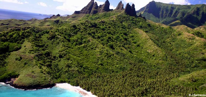 Nuku Hiva and its majestic mountains