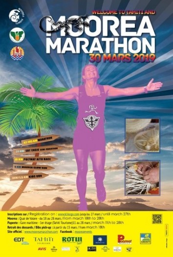 Poster Moorea Marathon 2019